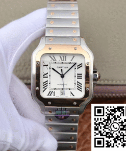 Replica Cartier De Santos W2Sa0006 Bv Factory White Dial