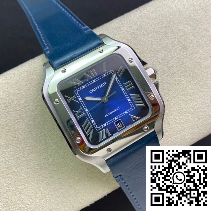 Replica Cartier De Santos Wssa0030 Bv Factory Blue Dial 6 Replica Cartier De Santos Wssa0030 Bv Factory Blue Dial 6