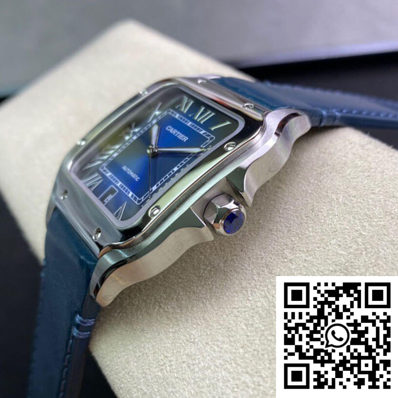 Replica Cartier De Santos Wssa0030 Bv Factory Blue Dial 7 Replica Cartier De Santos Wssa0030 Bv Factory Blue Dial 7
