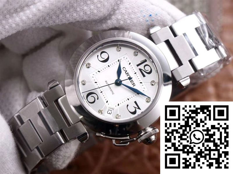 Replica Cartier Pasha W31073M7 V9 Factory Silver Dial 5 Replica Cartier Pasha W31073M7 V9 Factory Silver Dial 5