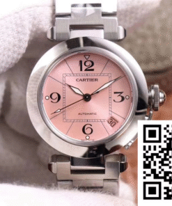 Replica Cartier Pasha W31075M7 V9 Factory Pink Dial