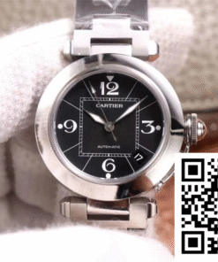 Replica Cartier Pasha W31076M7 V9 Factory Black Dial
