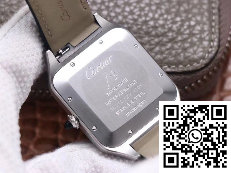 Replica Cartier Santos Dumont Wssa0032 F1 Factory Silver Dial 9 Replica Cartier Santos Dumont Wssa0032 F1 Factory Silver Dial 9