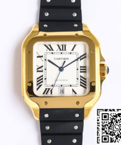 Replica Cartier Santos Wgsa0009 Gf Factory V2 Yellow Gold Case
