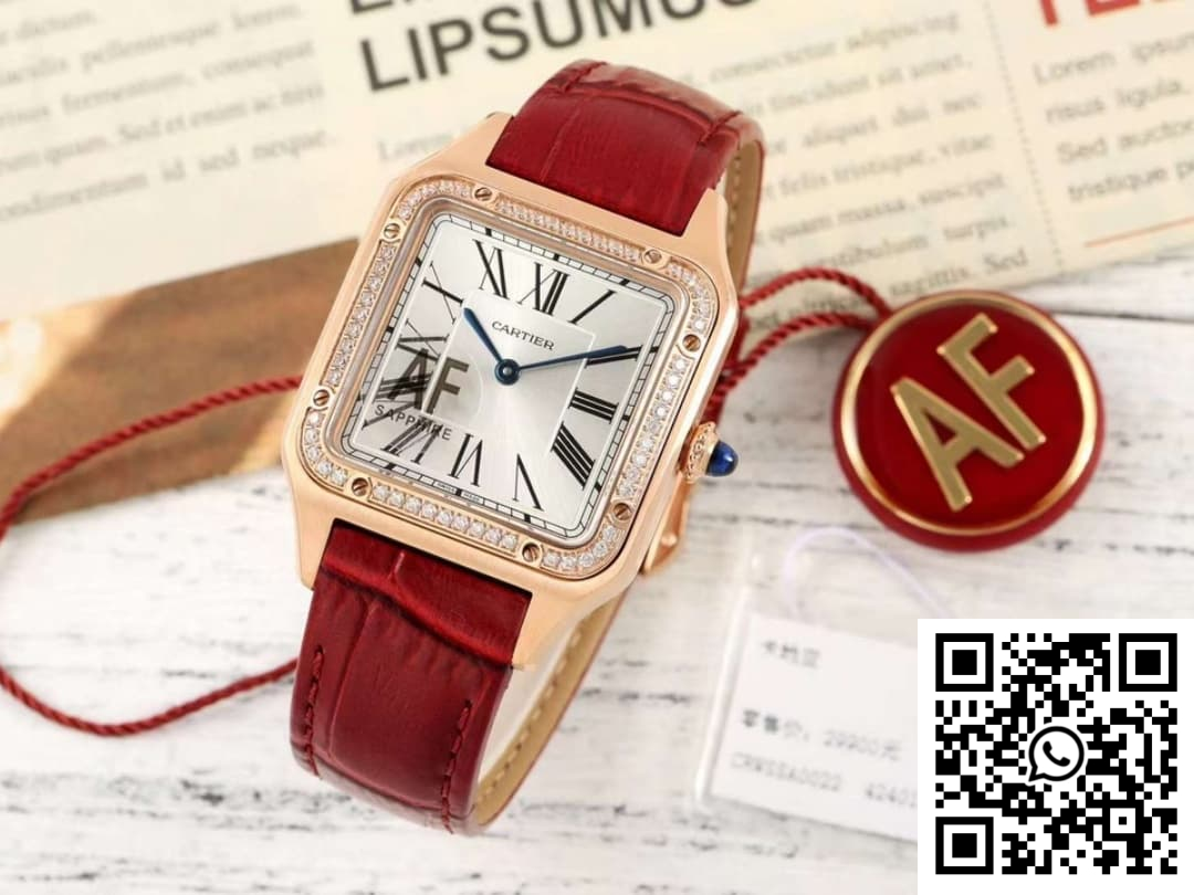 Replica Cartier Santos Wjsa0018 Af Factory Diamond Bezel 2 Replica Cartier Santos Wjsa0018 Af Factory Diamond Bezel 2