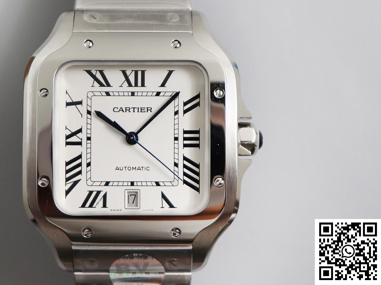 Replica Cartier Santos Wssa0009 Bv Factory White Dial 4 Replica Cartier Santos Wssa0009 Bv Factory White Dial 4