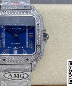 Replica Cartier Santos Wssa0010 Amg Factory Roman Numerals