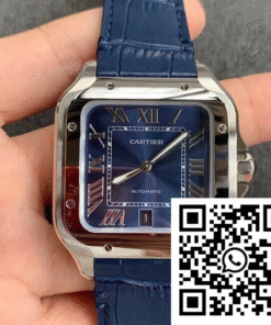 Replica Cartier Santos Wssa0030 V6 Factory Blue Dial
