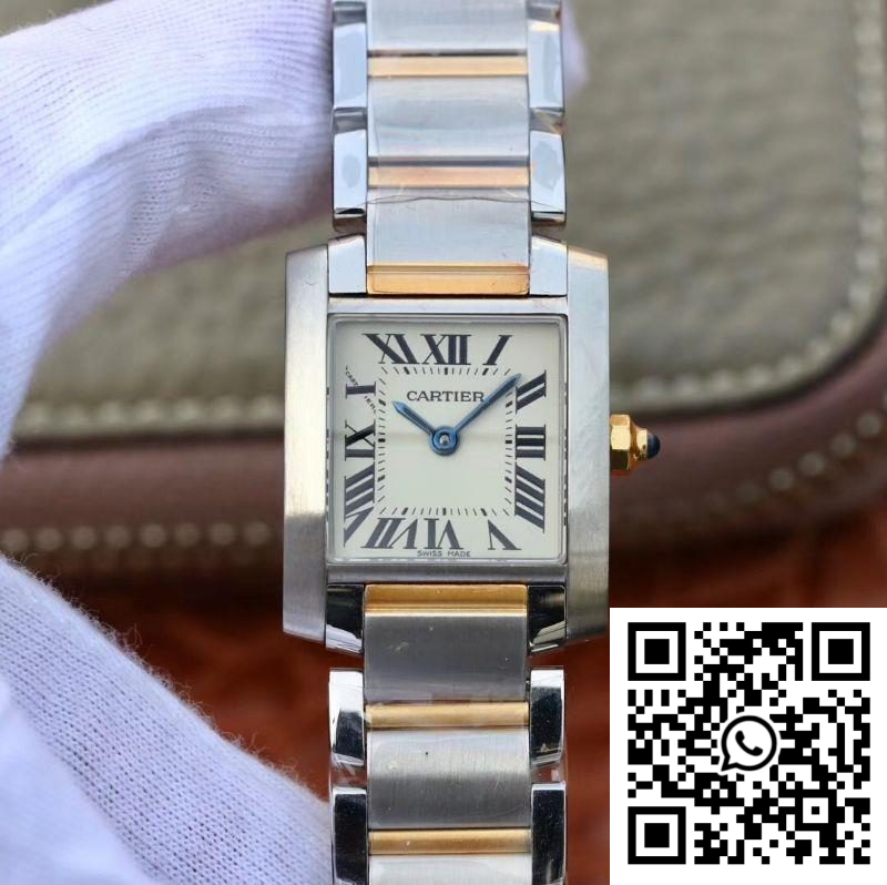 Replica Cartier Tank Francaise Ladies W51007Q4 White Dial Replica Cartier Tank Francaise Ladies W51007Q4 White Dial