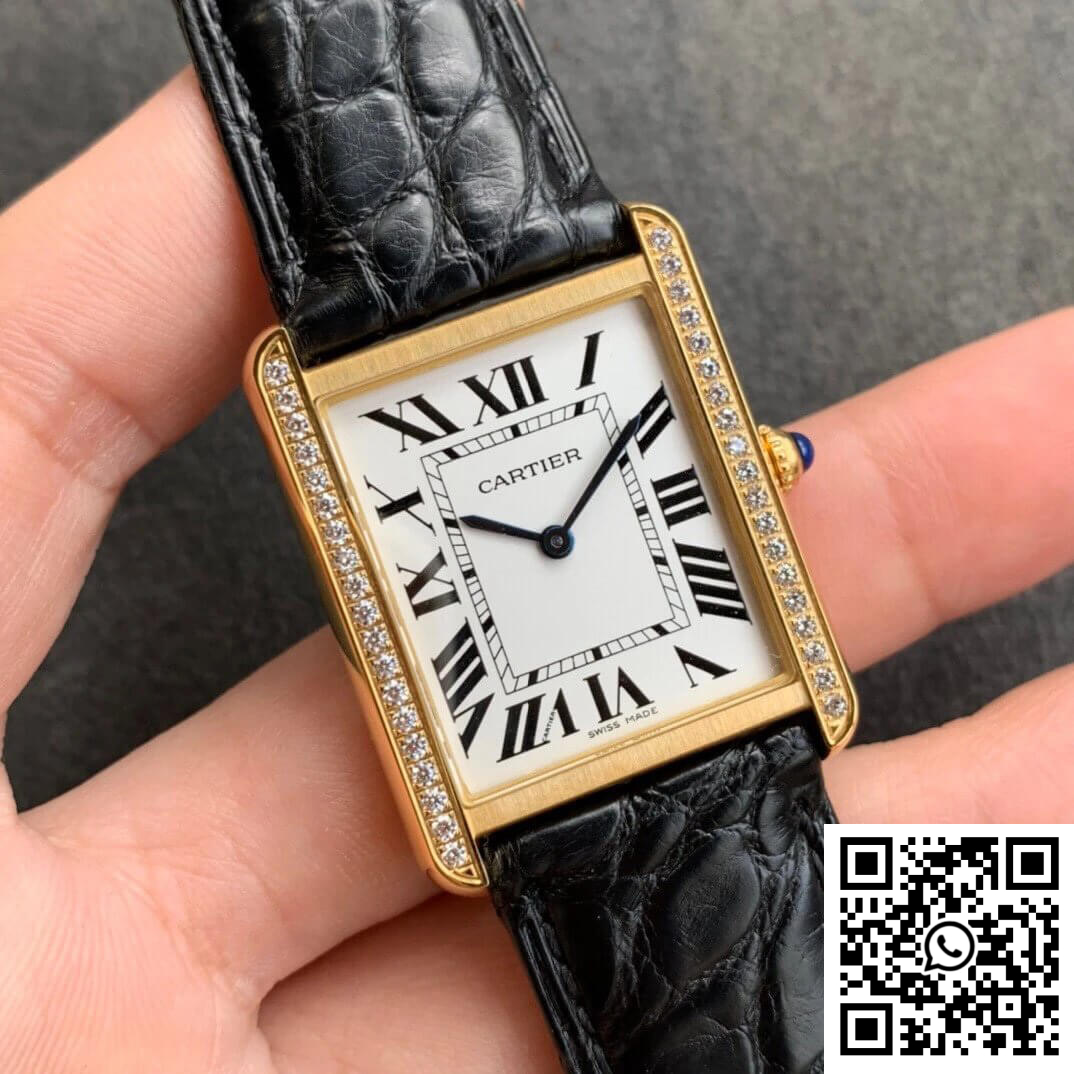 Replica Cartier Tank K11 Factory V2 Yellow Gold White Dial 5 Replica Cartier Tank K11 Factory V2 Yellow Gold White Dial 5