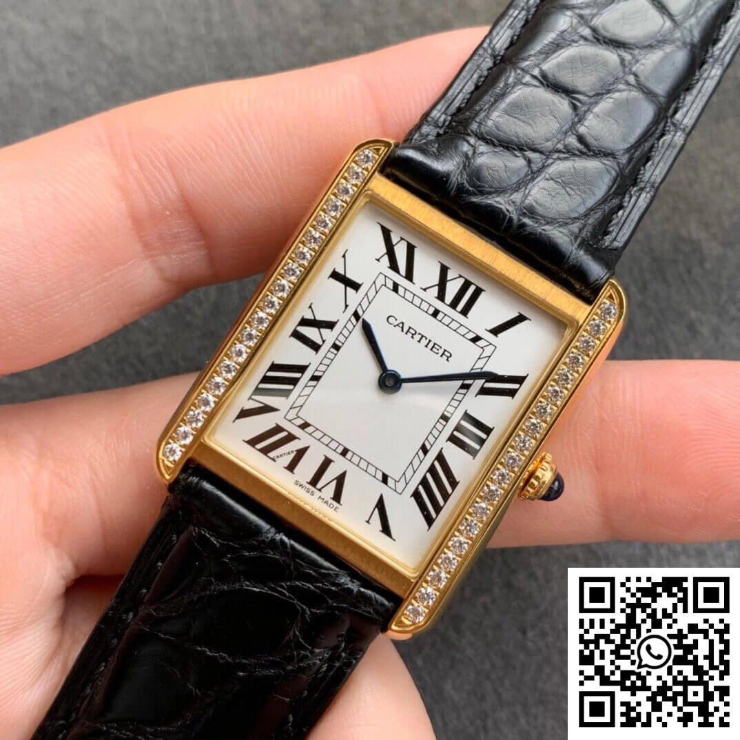 Replica Cartier Tank K11 Factory V2 Yellow Gold White Dial 6 Replica Cartier Tank K11 Factory V2 Yellow Gold White Dial 6