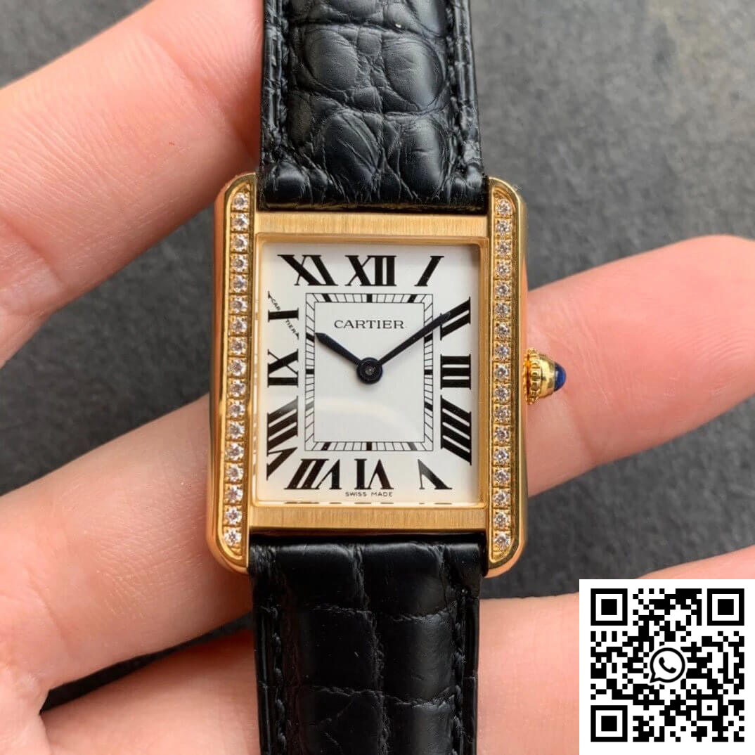Replica Cartier Tank K11 Factory V2 Yellow Gold White Dial 7 Replica Cartier Tank K11 Factory V2 Yellow Gold White Dial 7