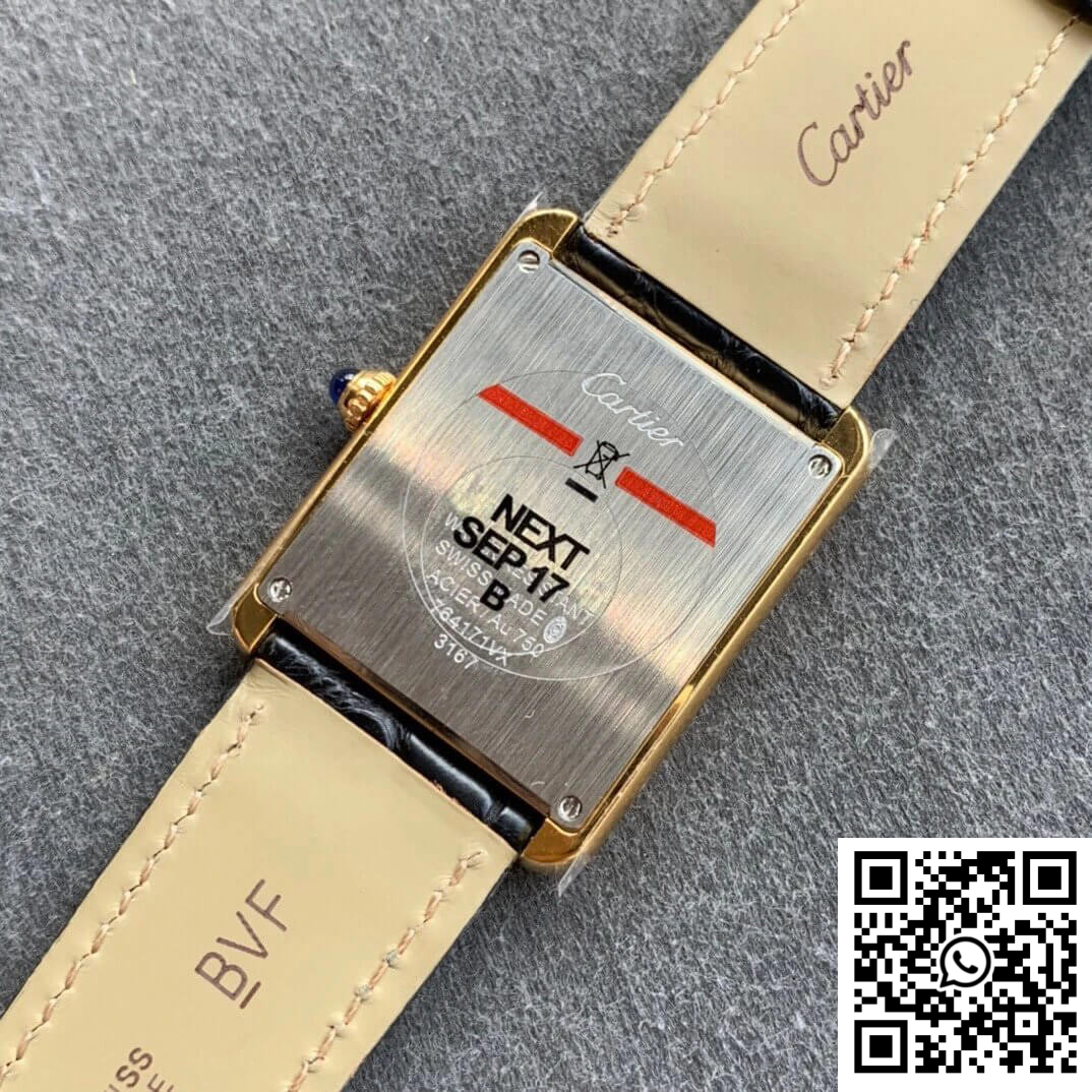 Replica Cartier Tank K11 Factory V2 Yellow Gold White Dial 2 Replica Cartier Tank K11 Factory V2 Yellow Gold White Dial 2