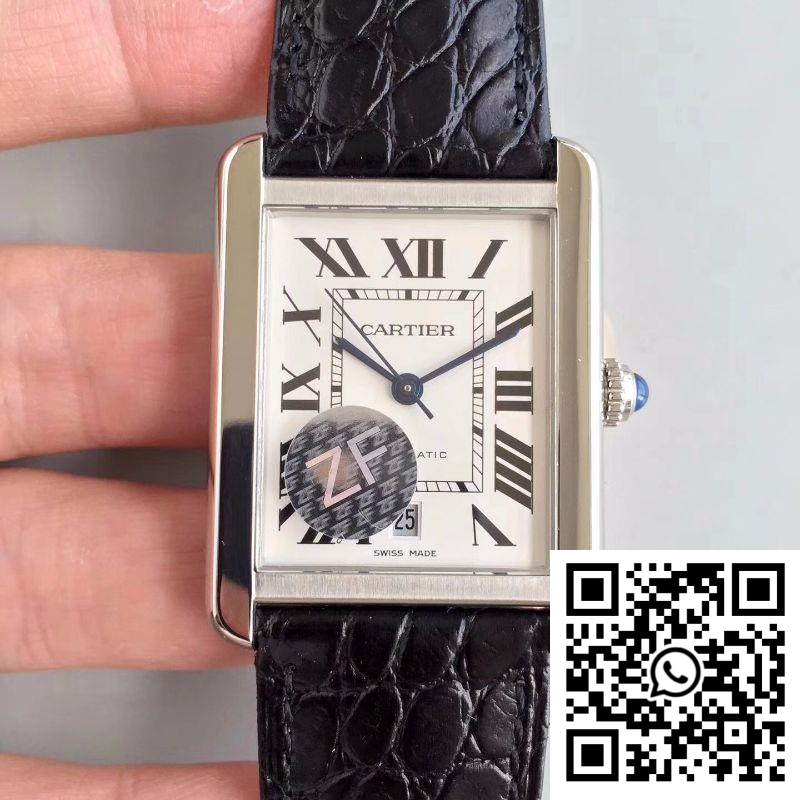 Replica Cartier Tank Solo Xl Automatic W5200027 Zf Factory White Dial 4 Replica Cartier Tank Solo Xl Automatic W5200027 Zf Factory White Dial 4