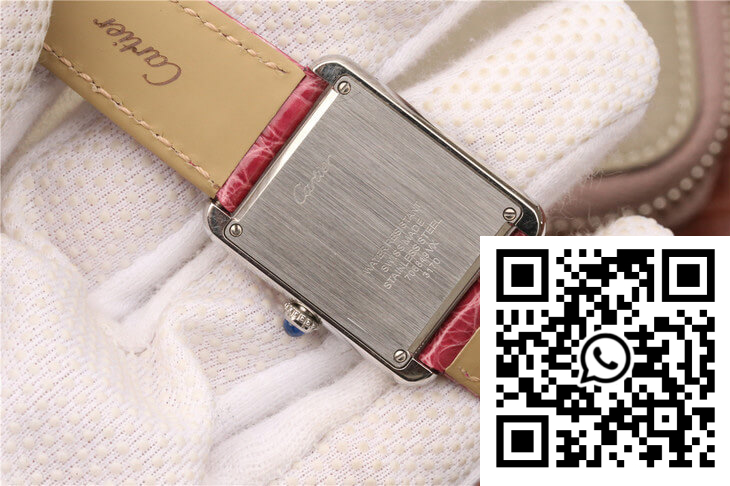 Replica Cartier Tank W5200000 Ladies K11 Factory Pink Dial 9 Replica Cartier Tank W5200000 Ladies K11 Factory Pink Dial 9