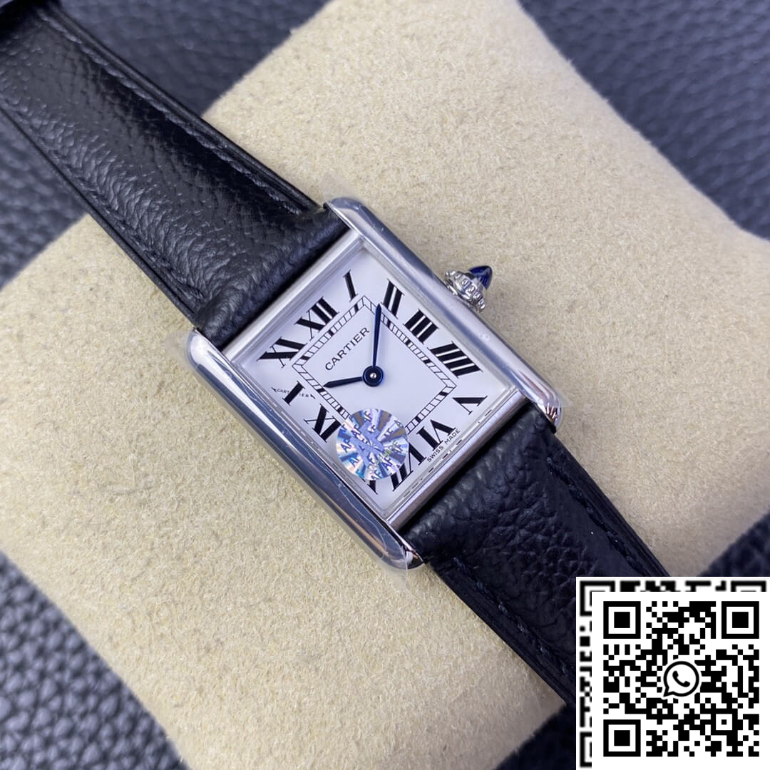 Replica Cartier Tank Wsta0042 Af Factory Black Leather Strap 4 Replica Cartier Tank Wsta0042 Af Factory Black Leather Strap 4