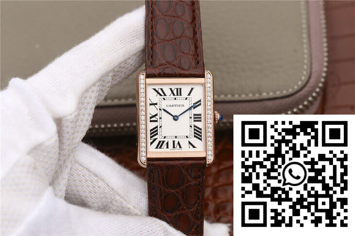 Replica Cartier Tank Wt200005 K11 Factory Rose Gold Diamonds Replica Cartier Tank Wt200005 K11 Factory Rose Gold Diamonds