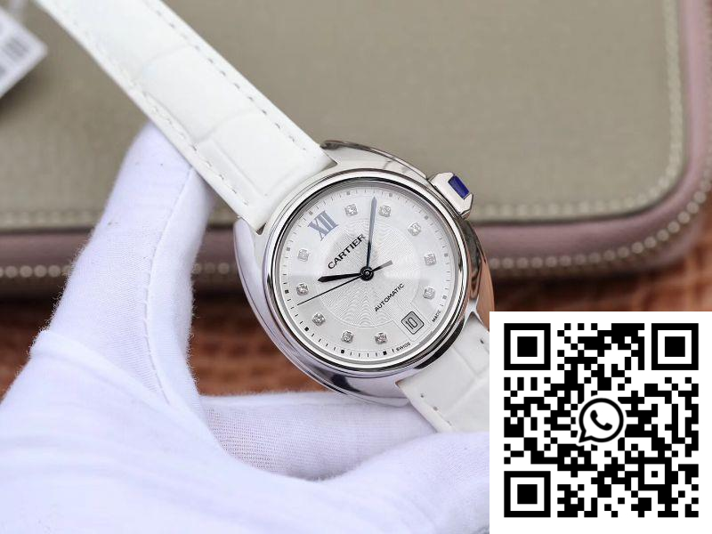 Replica Cle De Cartier Ladies 35Mm Wjcl0032 Silver-Gray Dial 4 Replica Cle De Cartier Ladies 35Mm Wjcl0032 Silver-Gray Dial 4