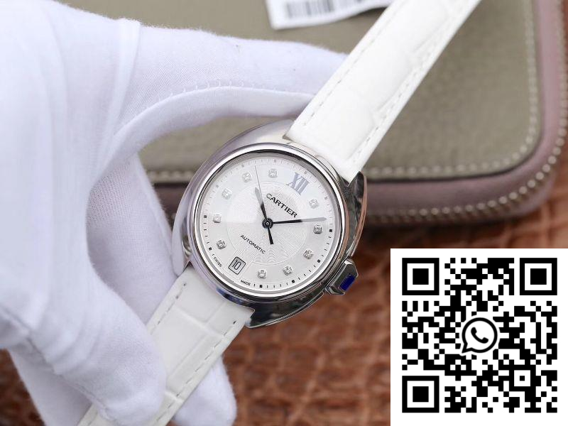 Replica Cle De Cartier Ladies 35Mm Wjcl0032 Silver-Gray Dial 5 Replica Cle De Cartier Ladies 35Mm Wjcl0032 Silver-Gray Dial 5