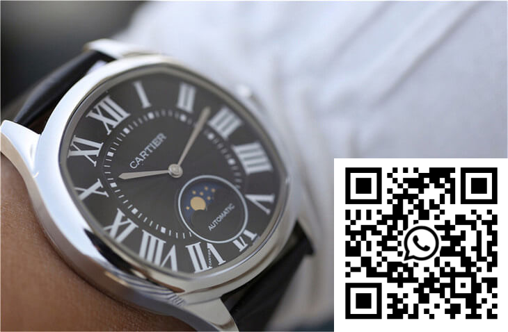 Replica Drive De Cartier Moonphase Wgnm0009 Black Dial 2 Replica Drive De Cartier Moonphase Wgnm0009 Black Dial 2