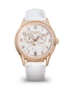 Replica Patek Philippe Complications 4948R-001 Annual Calendar Moon Phases Rose Gold Mother-of-Pearl Dial Diamond Bezel Replica Patek Philippe Complications 4948R-001 Annual Calendar Moon Phases Rose Gold Mother-of-Pearl Dial Diamond Bezel