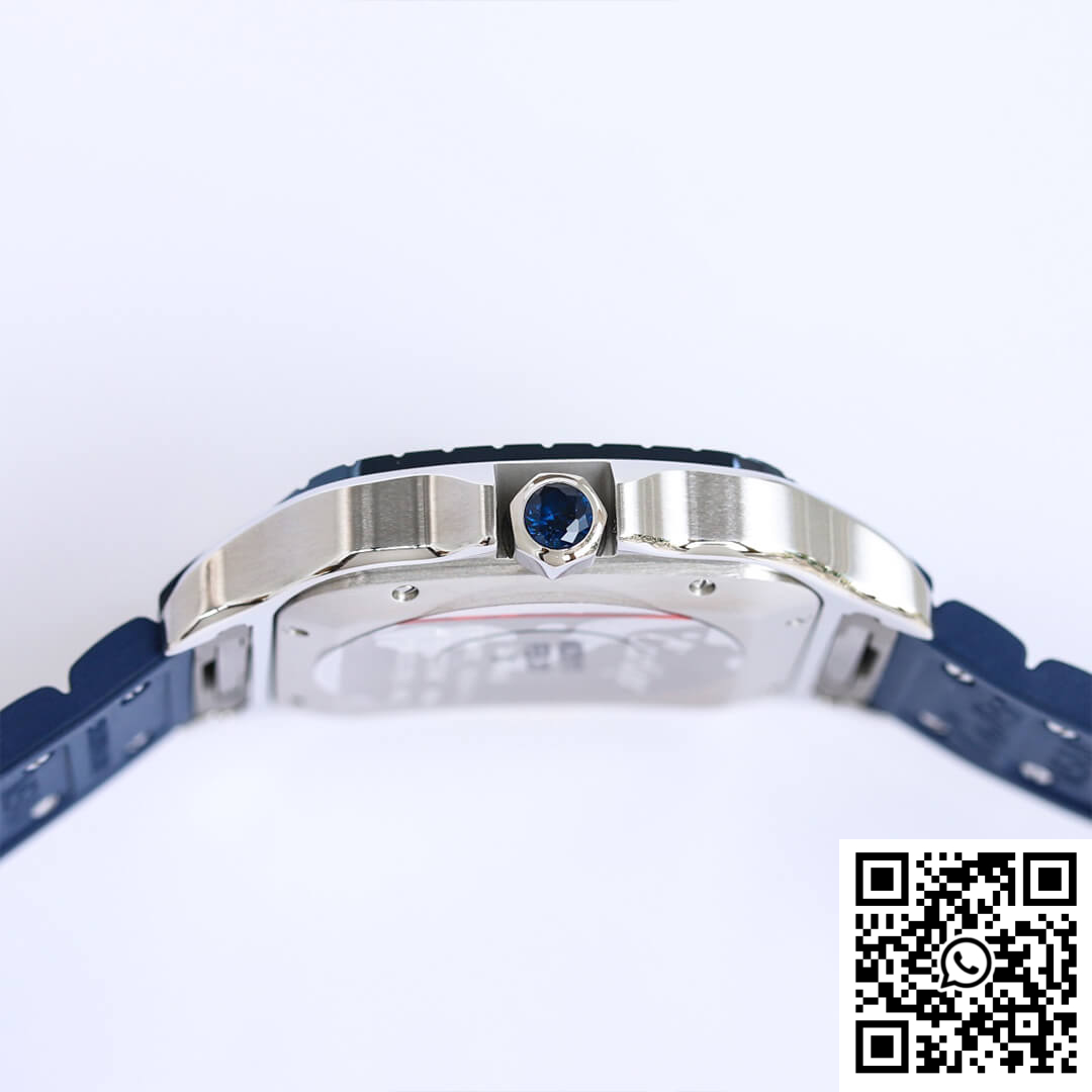 Replica Santos De Cartier Gf Factory Blue Rubber Strap 6 Replica Santos De Cartier Gf Factory Blue Rubber Strap 6