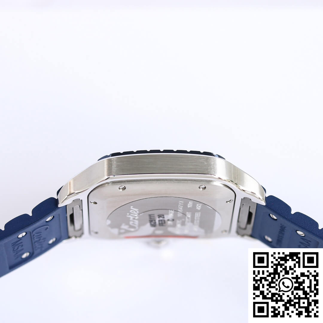 Replica Santos De Cartier Gf Factory Blue Rubber Strap 8 Replica Santos De Cartier Gf Factory Blue Rubber Strap 8
