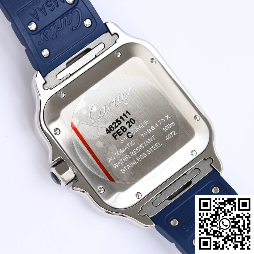 Replica Santos De Cartier Gf Factory Blue Rubber Strap 10 Replica Santos De Cartier Gf Factory Blue Rubber Strap 10