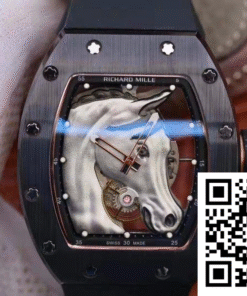 Replica Richard Mille Polo Club Saint Tropez Rm52-02 Kv Factory White Horse Head Skeleton Dial Replica Richard Mille Polo Club Saint Tropez Rm52-02 Kv Factory White Horse Head Skeleton Dial