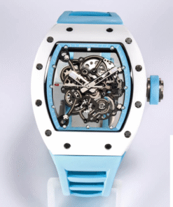 Replica Richard Mille Rm-055 Bbr Factory Ceramic Case Blue Strap