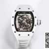 Replica Richard Mille Rm21-01 Rm Factory Tourbillon Skeleton Dial Black Strap 12