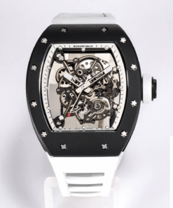 Replica Richard Mille Rm-055 Bbr Factory White Rubber Strap