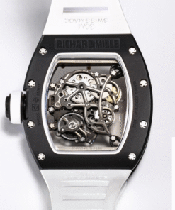 Replica Richard Mille Rm-055 Bbr Factory White Rubber Strap 2