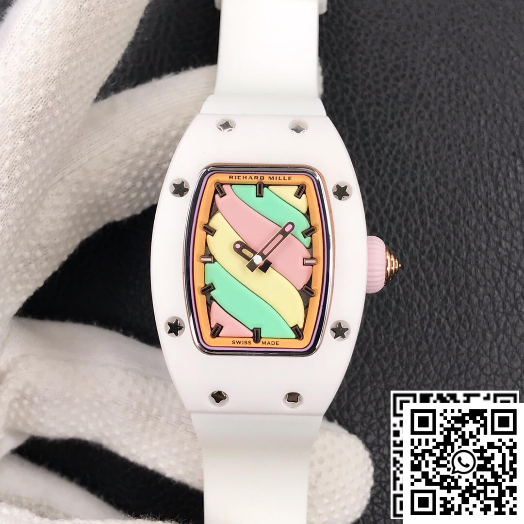 Replica Richard Mille Rm-07 Bon Bon Rm Factory White Rubber Strap Replica Richard Mille Rm-07 Bon Bon Rm Factory White Rubber Strap