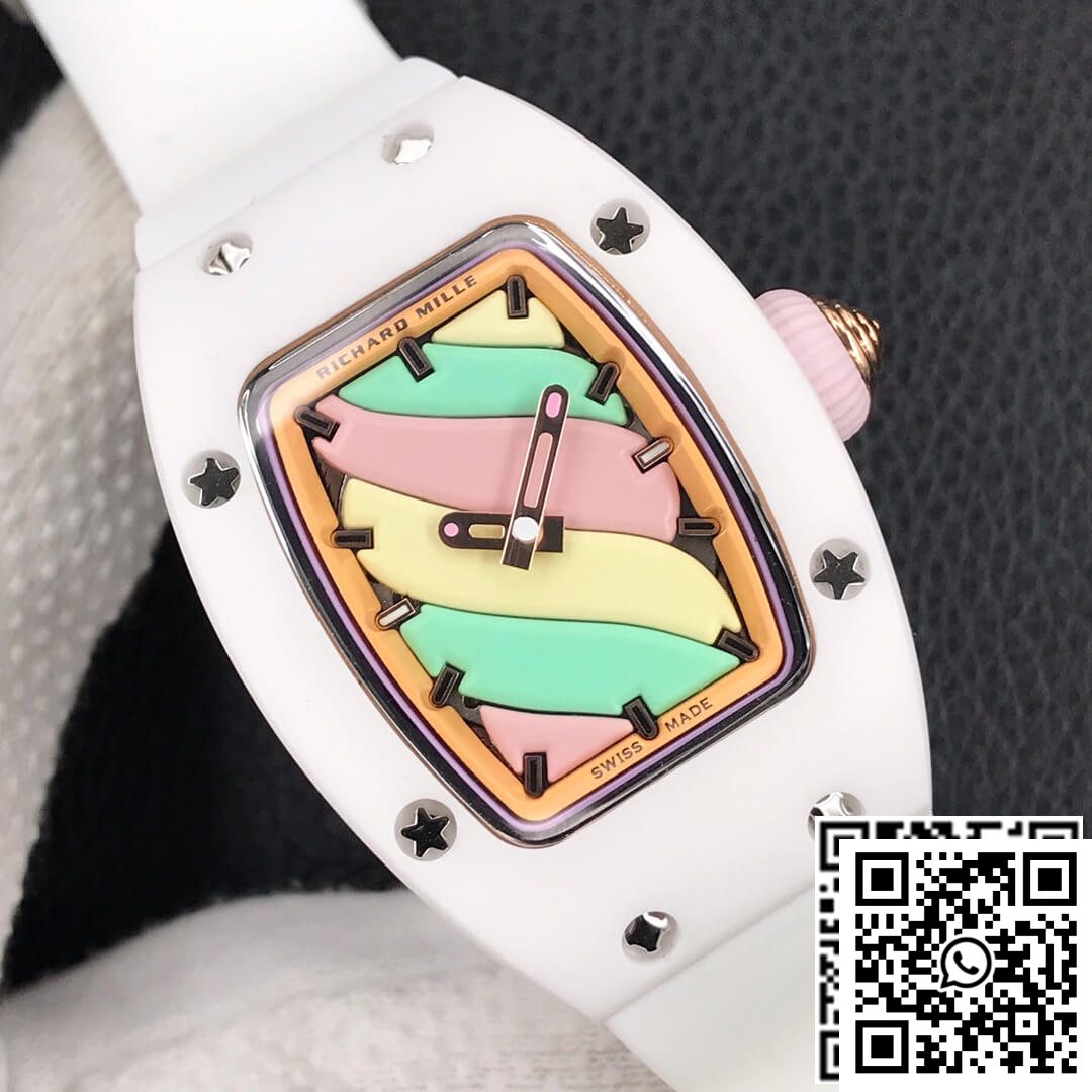 Replica Richard Mille Rm-07 Bon Bon Rm Factory White Rubber Strap 6 Replica Richard Mille Rm-07 Bon Bon Rm Factory White Rubber Strap 6