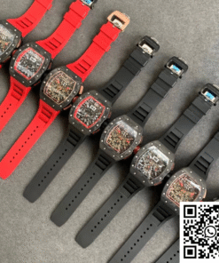 Replica Richard Mille Rm011 Kv Factory Carbon Fiber Skeleton Dial 2