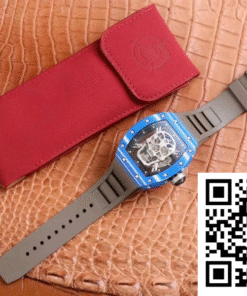 Replica Richard Mille Rm052-01 Tourbillon Jb Factory Blue Ceramic 2
