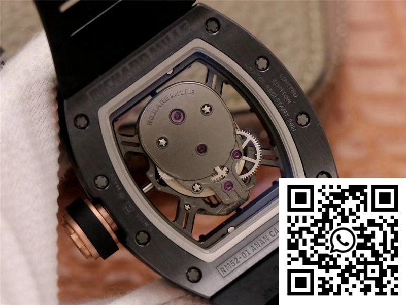 Replica Richard Mille Rm052-01 Zf Factory Black Ceramic Grey Skull Dial 10 Replica Richard Mille Rm052-01 Zf Factory Black Ceramic Grey Skull Dial 10