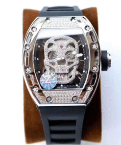 Replica Richard Mille Rm052 Titanium Z Factory Diamond Skull Dial
