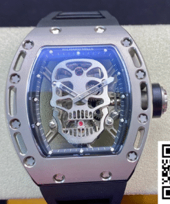 Replica Richard Mille Rm052 Tourbillon Eur Factory Titanium Skull Dial