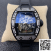 Replica Richard Mille Rm011 Kv Factory Brown Ceramic Case 12
