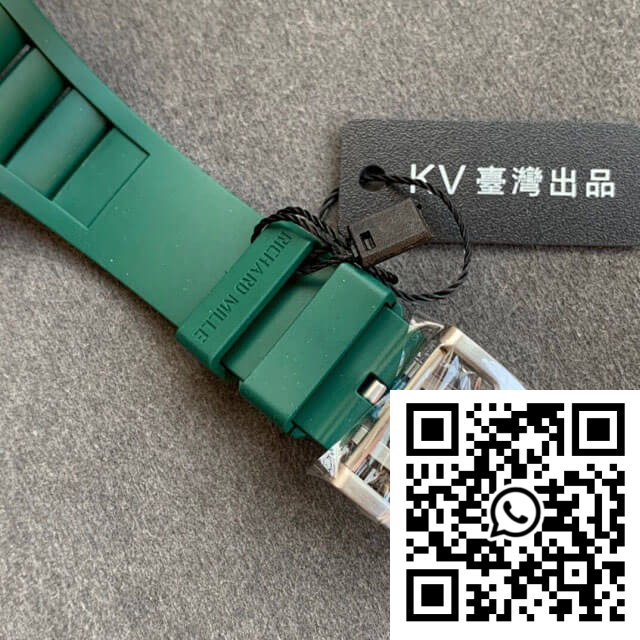 Replica Richard Mille Rm055 Kv Factory V2 Green Rubber Strap 8 Replica Richard Mille Rm055 Kv Factory V2 Green Rubber Strap 8