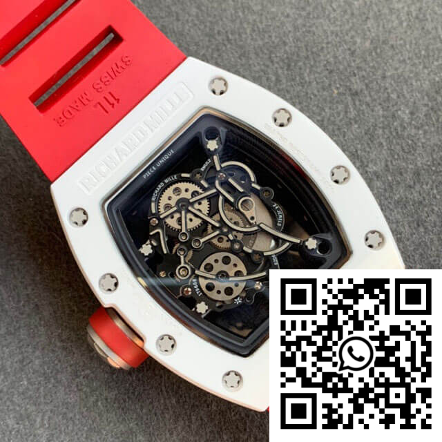 Replica Richard Mille Rm055 Kv Factory V2 Red Rubber Strap 10 Replica Richard Mille Rm055 Kv Factory V2 Red Rubber Strap 10
