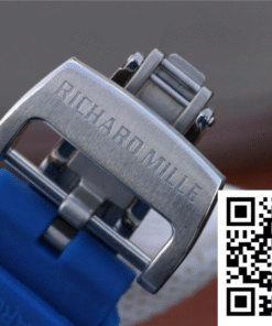 Replica Richard Mille Rm055 Kv Factory White Ceramic Blue Hollow Dial 2