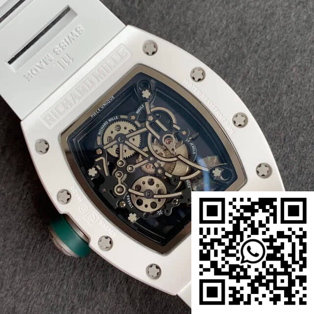 Replica Richard Mille Rm055 Kv Factory White Ceramic Skeleton Dial 10 Replica Richard Mille Rm055 Kv Factory White Ceramic Skeleton Dial 10