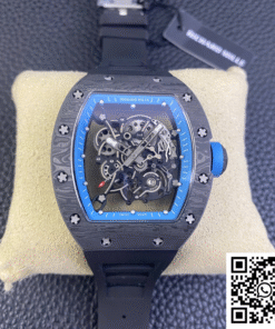 Replica Richard Mille Rm055 Ntpt Bbr Factory Black Strap