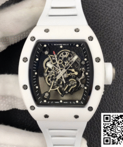 Replica Richard Mille Rm055 Zf Factory White Ceramic