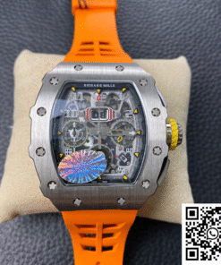 Replica Richard Mille Rm11-03 Kv Factory Orange Rubber Strap Replica Richard Mille Rm11-03 Kv Factory Orange Rubber Strap