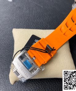 Replica Richard Mille Rm11-03 Kv Factory Orange Rubber Strap 2