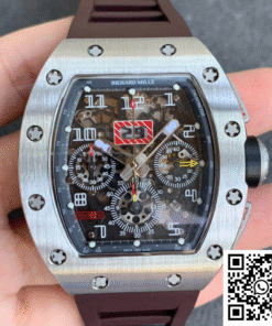 Replica Richard Mille Rm11 Kv Factory Titanium Brown Strap Replica Richard Mille Rm11 Kv Factory Titanium Brown Strap